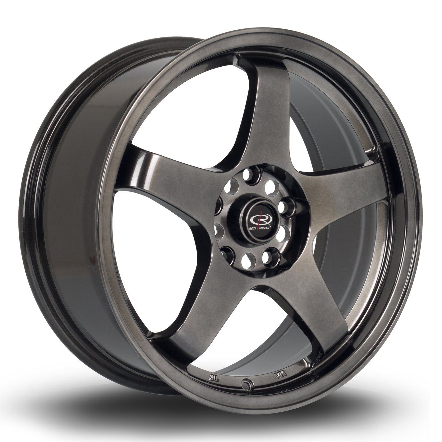 Rota GTR, 17 x 7.5 inch, 5x114 PCD, ET45, HBlack, Single Wheel