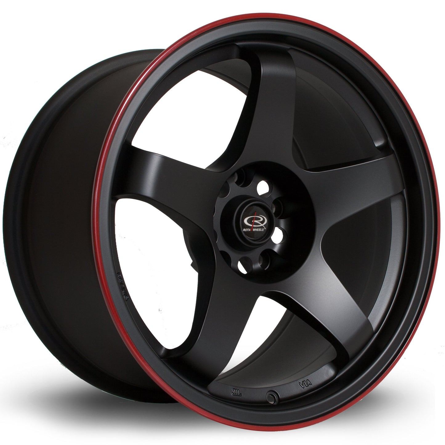 Rota GTR, 17 x 9.5 inch, 5x114 PCD, ET30, FBlackRLip, Single Wheel