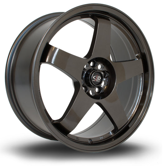 Rota GTR, 18 x 8.5 inch, 5x114 PCD, ET35, Gunmetal, Single Wheel