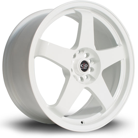 Rota GTR, 18 x 8.5 inch, 5x114 PCD, ET35, White, Single Wheel