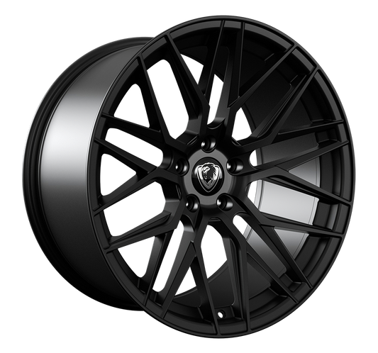 CADES Hera, 22 x 9.5 inch , 5-114 PCD, ET32,  Jet Black Polish, Single Wheel