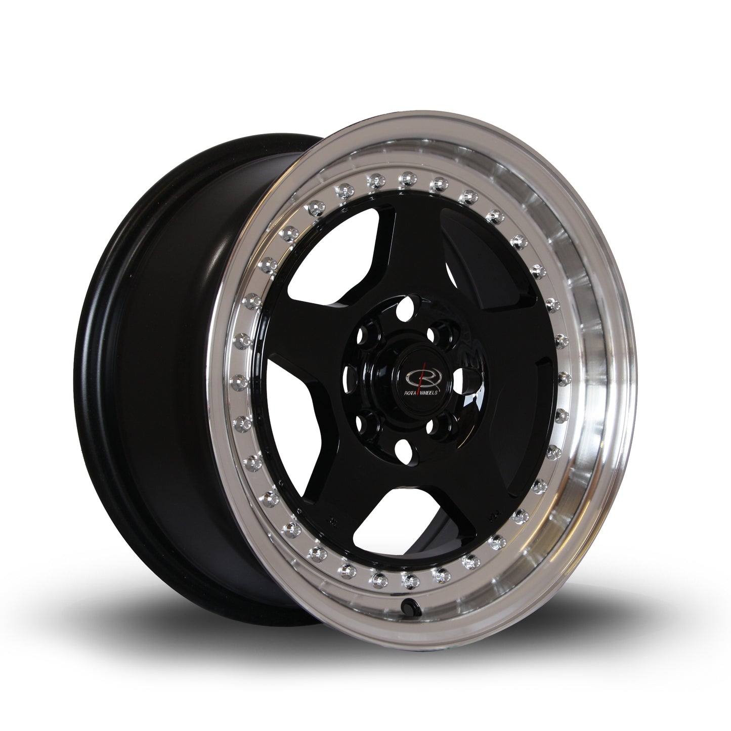 Rota Kyusha, 15 x 7 inch, 4x100 PCD, ET38, RLBlack, Single Wheel