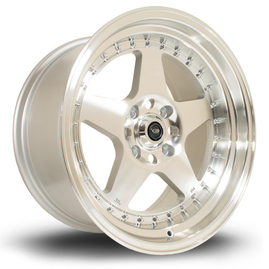 Rota Kyusha, 17 x 9.5 inch, 5x114 PCD, ET12, PFSilver, Single Wheel