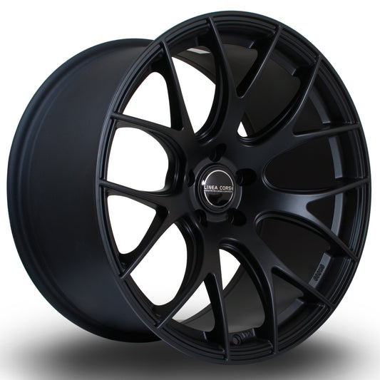 Linea Corse LC818, 19 x 10 inch, 5x112 PCD, ET25, FBlack, Single Wheel