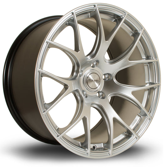 Linea Corse LC818, 19 x 10 inch, 5x100 PCD, ET38, HSilver, Single Wheel