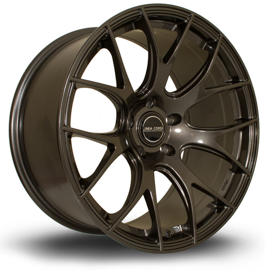 Linea Corse LC818, 19 x 9.5 inch, 5x120 PCD, ET25, Gunmetal, Single Wheel