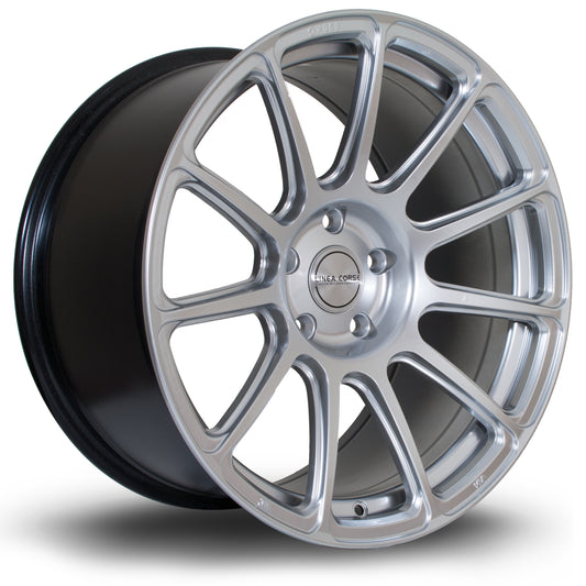 Linea Corse LC888, 19 x 10 inch, 5x120 PCD, ET37, HSilver, Single Wheel