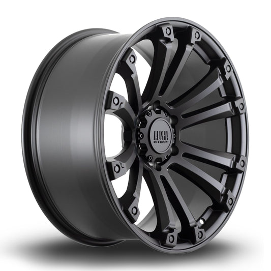 Alpha Offroad Maverick, 20 x 9 inch, 6x139 PCD, ET10 SBlack, Single Wheel