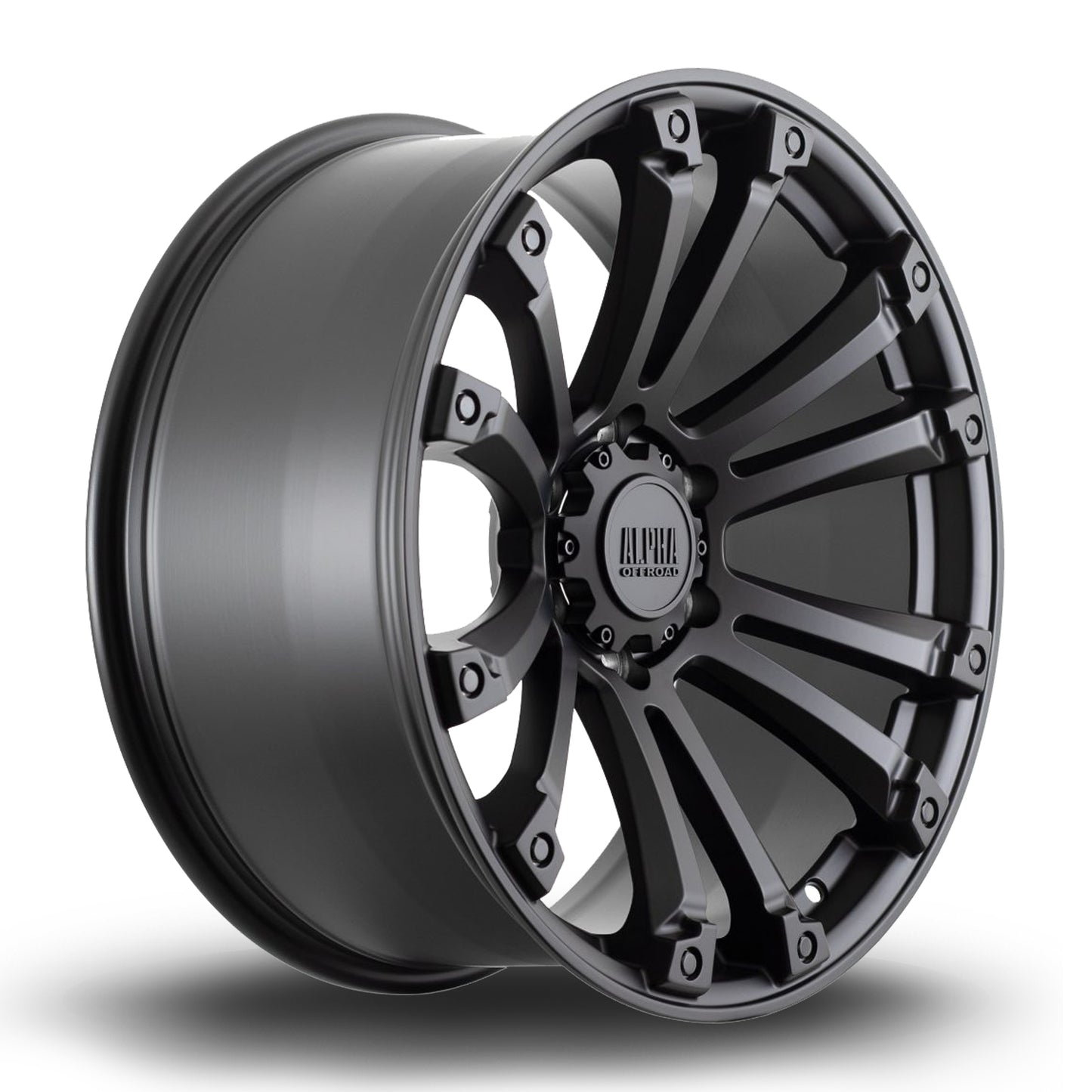 Alpha Offroad Maverick, 20 x 9 inch, 6x114 PCD, ET10 SBlack, Single Wheel