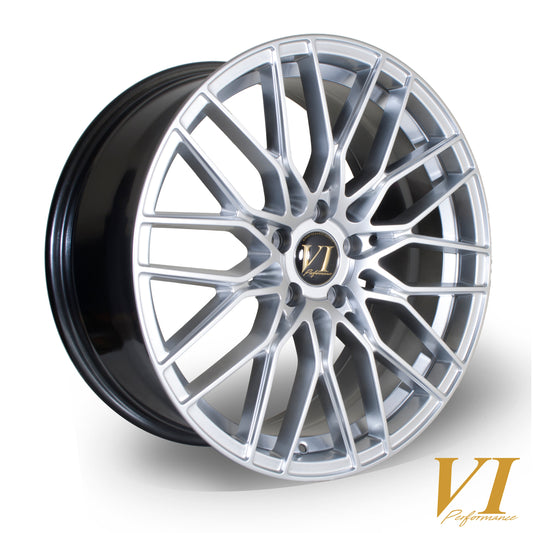 6Performance Munich, 19 x 8.5 inch, 5x112 PCD, ET45, HSilver, Single Wheel