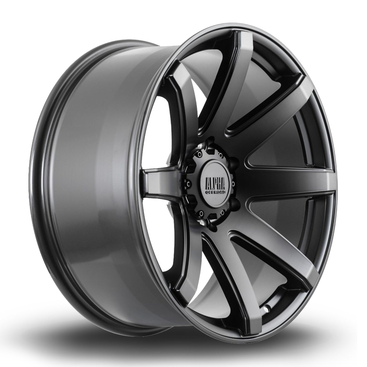 Alpha Offroad Nomad, 20 x 9 inch, 6x139 PCD, ET10 SBlackMF, Single Wheel