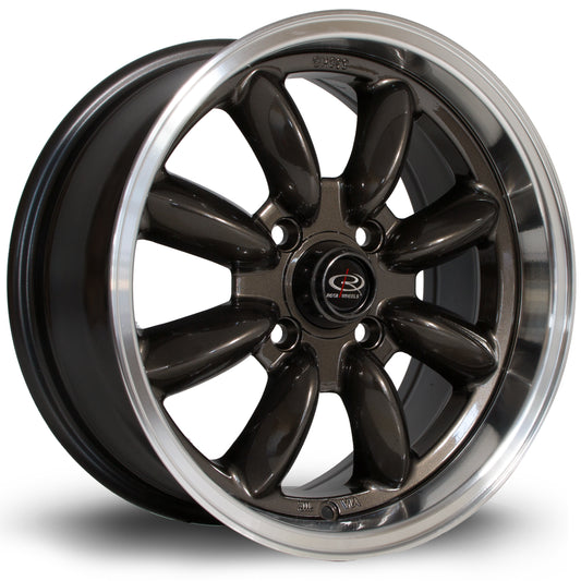 Rota RB, 15 x 7 inch, 4x108 PCD, ET30, RLGunmetal, Single Wheel