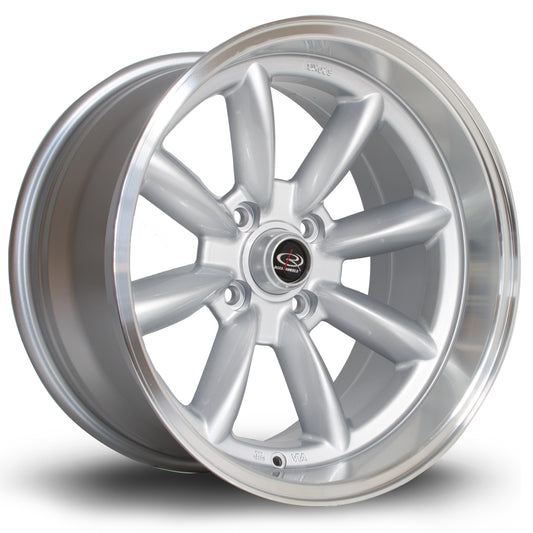 Rota RBX, 17 x 9 inch, 4x114 PCD, ET-13, RLSilver, Single Wheel