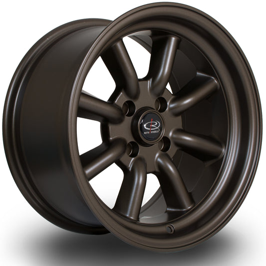 Rota RKR, 15 x 8 inch, 4x114 PCD, ET0, MBronze3, Single Wheel