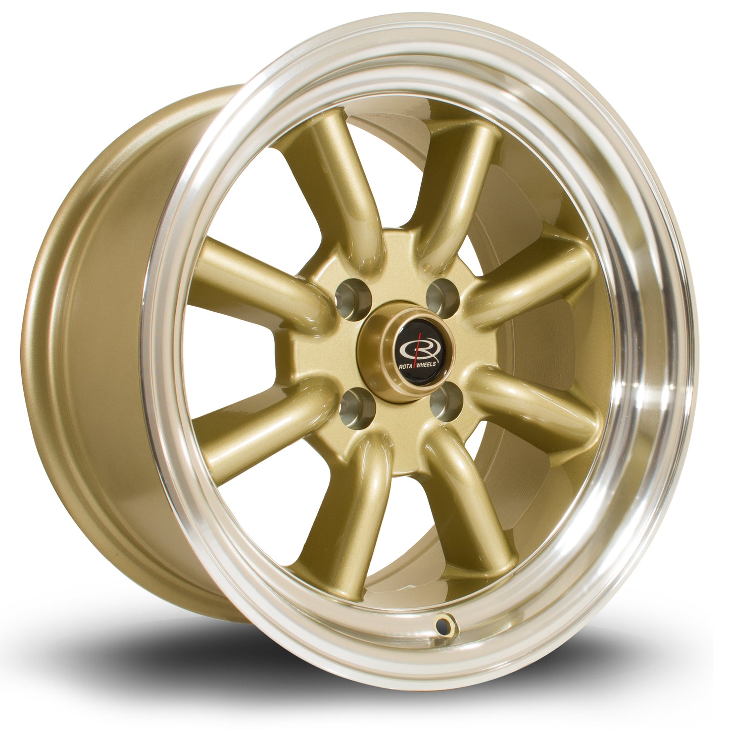 Rota RKR, 15 x 8 inch, 4x100 PCD, ET0, RLGold, Single Wheel