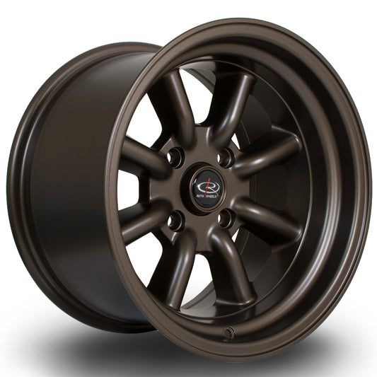 Rota RKR, 15 x 9 inch, 4x114 PCD, ET0, MBronze3, Single Wheel