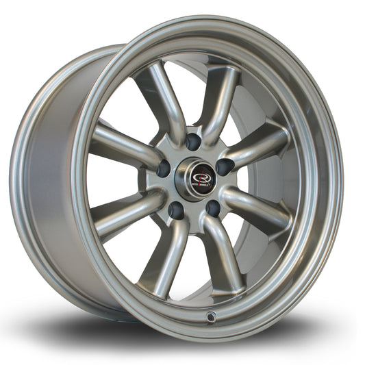 Rota RKR, 17 x 8.5 inch, 5x114 PCD, ET-10, Steelgrey, Single Wheel