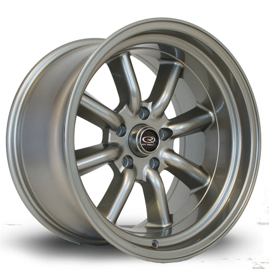 Rota RKR, 17 x 9.5 inch, 5x114 PCD, ET-10, Steelgrey, Single Wheel