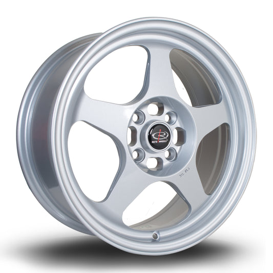 Rota Slip, 16 x 7 inch, 4x100 PCD, ET40, Silver, Single Wheel