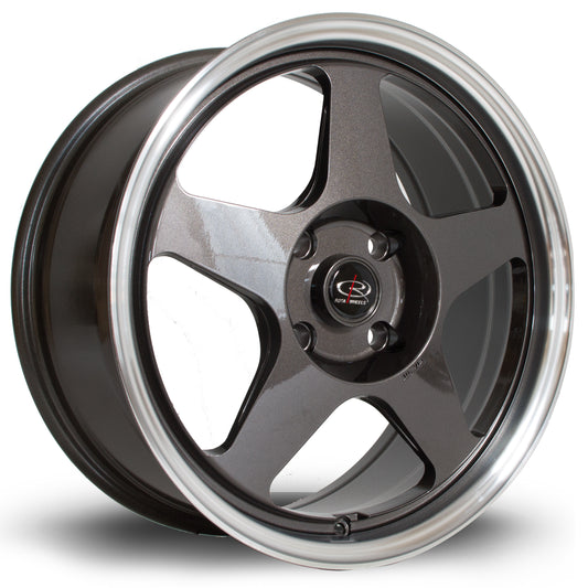 Rota Slip, 17 x 7.5 inch, 4x100 PCD, ET45, RLGunmetal, Single Wheel