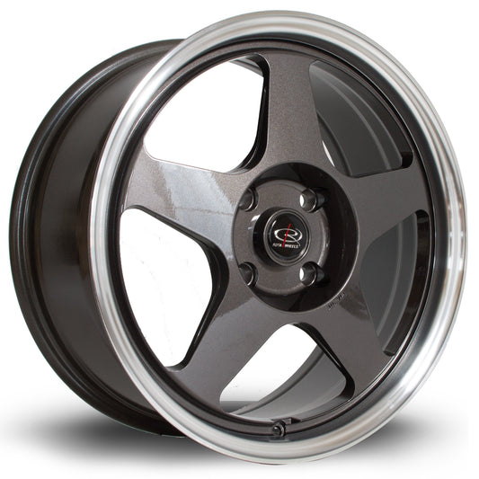 Rota Slip, 17 x 8 inch, 5x114 PCD, ET48, RLGunmetal, Single Wheel