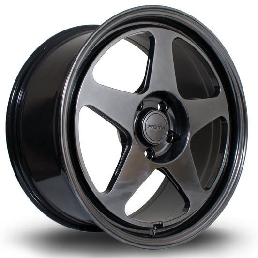 Rota Slip, 18 x 8.5 inch, 5x100 PCD, ET44, HBlack, Single Wheel