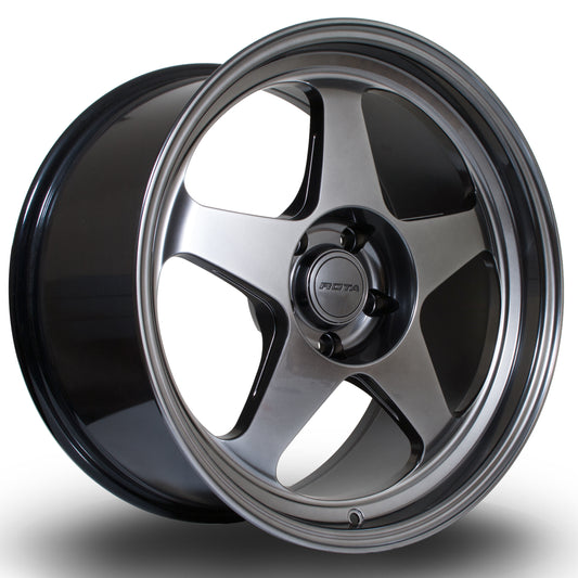 Rota Slip, 18 x 9.5 inch, 5x114 PCD, ET30, HBlack, Single Wheel