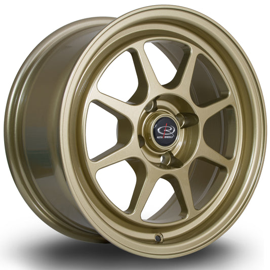 Rota Spec8, 15 x 7 inch, 4x100 PCD, ET35, Gold, Single Wheel