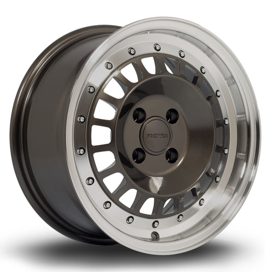 Rota Speciale, 15 x 7 inch, 4x100 PCD, ET35, RLGunmetal, Single Wheel