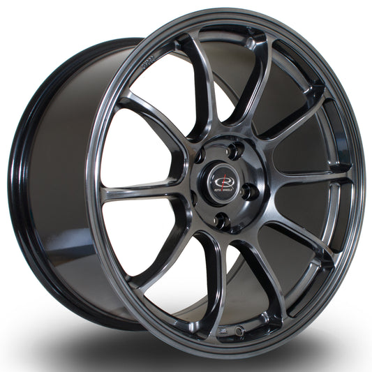 Rota SS10, 18 x 9.5 inch, 5x114 PCD, ET38, HBlack, Single Wheel