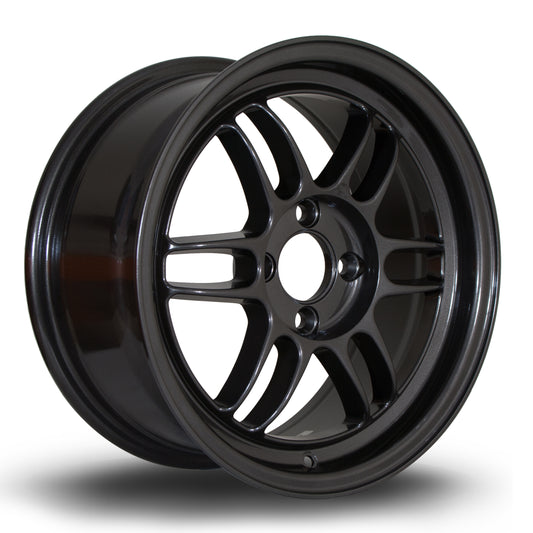 356 Wheels TFS3, 15 x 7 inch, 4x100 PCD, ET38, Gunmetal, Single Wheel