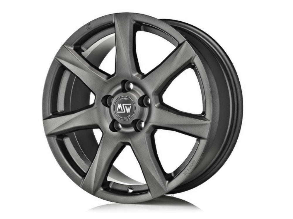 MSW 77 8x18 ET 48 5x120 MSW MATT DARK GREY Single Wheel