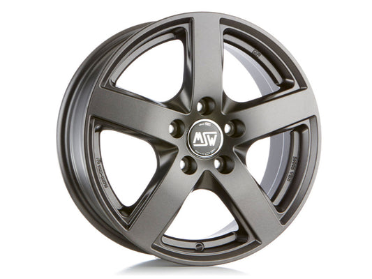 MSW 55 7,5x17 ET 33 5x110 MSW MATT DARK GREY Single Wheel