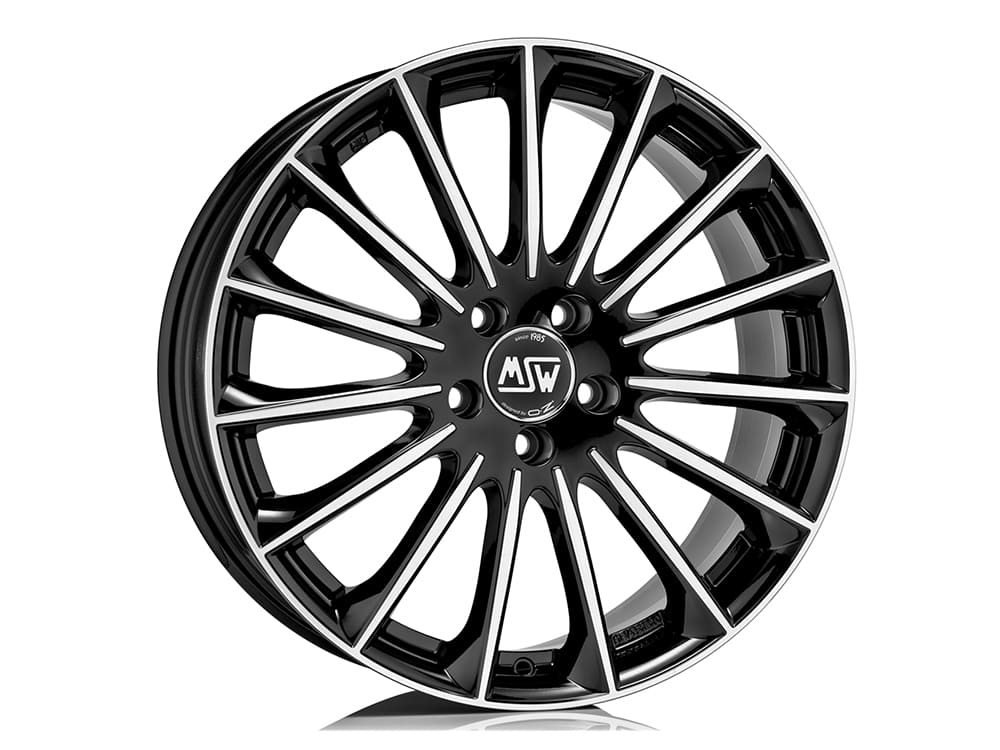 MSW 30 8,5x19 ET 35 5x120 MSW GLOSS BLACK FULL POLISHED Single Wheel