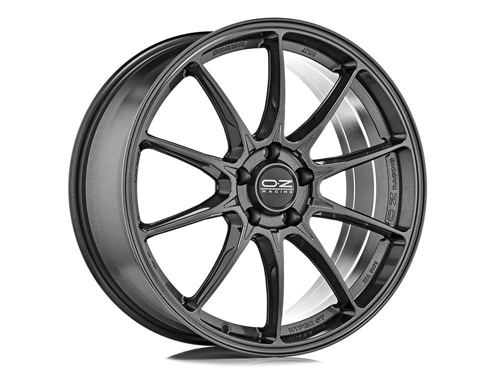 HYPER GT HLT 8x19 ET 45 5x120 OZ RACING STAR GRAPHITE Single Wheel