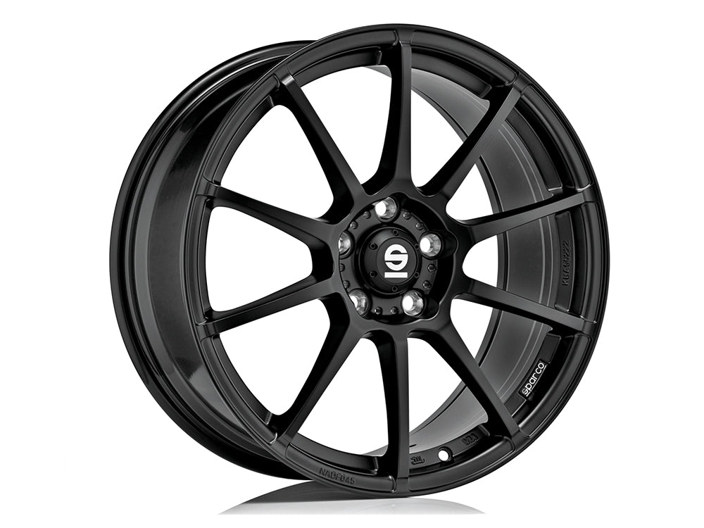 ASSETTO GARA 8x19 ET 45 5x114,3 SPARCO MATT BLACK Single Wheel