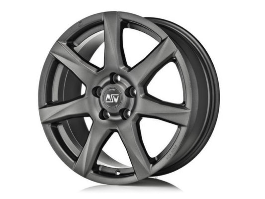 MSW 77 7x16 ET 45 5x114,3 MSW MATT DARK GREY Single Wheel