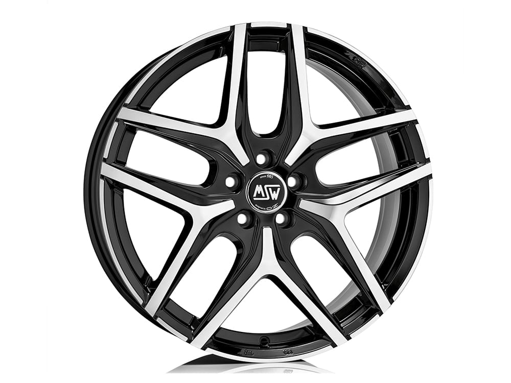 MSW 40 7,5x19 ET 45 5x108 MSW GLOSS BLACK FULL POLISHED Single Wheel