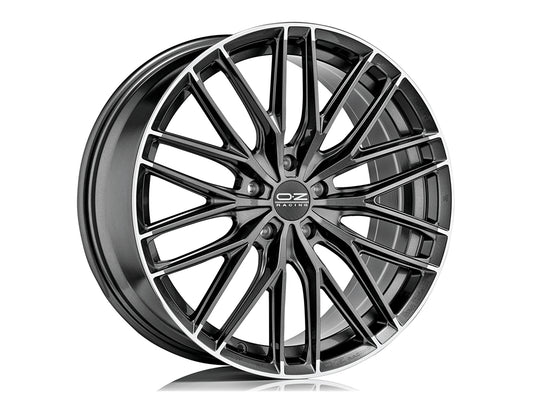 GRAN TURISMOHLT 8,5x19 ET 27 5x112 OZ RACING STAR GRAPHITE DIAMOND LIP Single Wheel