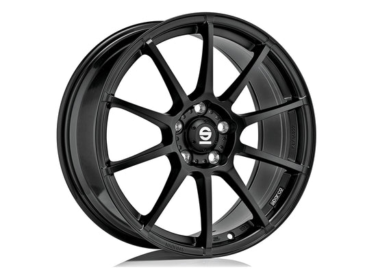 ASSETTO GARA 7,5x18 ET 35 4x100 SPARCO MATT BLACK Single Wheel