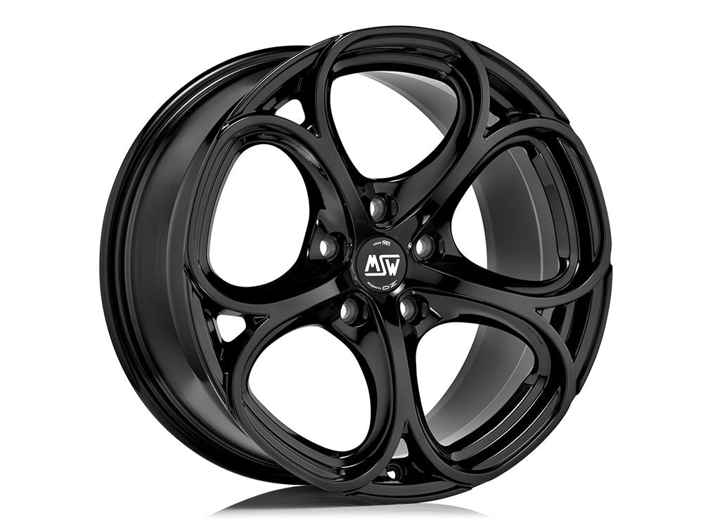 MSW 82 9x20 ET 31 5x110 MSW GLOSS BLACK Single Wheel