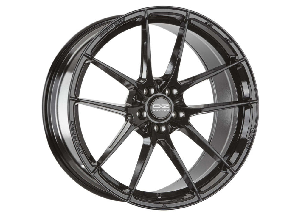 LEGGERA HLT 8x19 ET 45 5x112 OZ RACING GLOSS BLACK Single Wheel