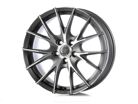 MSW 25 8,5x18 ET 50 5x120 MSW MATT TITANIUM FULL POLISHED Single Wheel