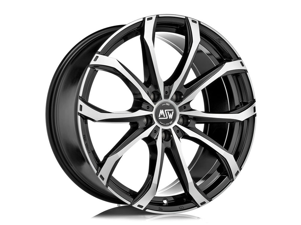 MSW 48 10x21 ET 50 5x130 MSW GLOSS BLACK FULL POLISHED Single Wheel