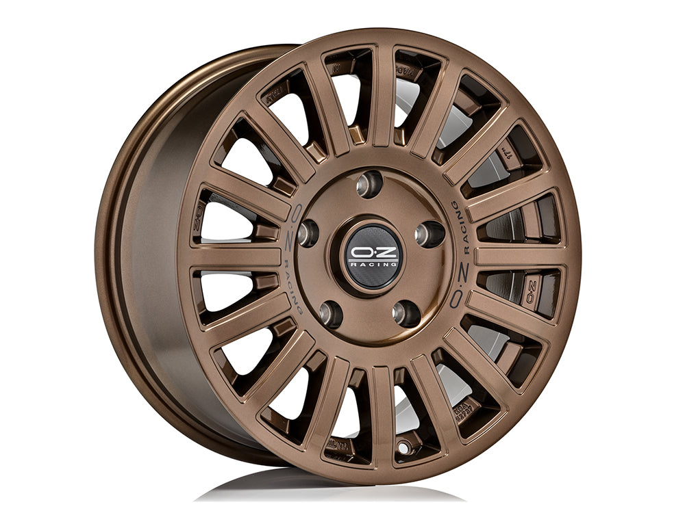 RALLY RAID 8,5x18 ET  6x135 0 OZ RACING GLOSS BRONZE BLACK LETTERING Single Wheel