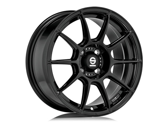 SPARCO FF 1 8,5x17 ET 30 5x114,3 SPARCO GLOSS BLACK Single Wheel