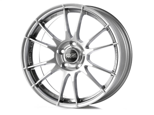 ULTRALEGGERA 7x18 ET 38 4x100 OZ RACING CHRYSTAL TITANIUM Single Wheel