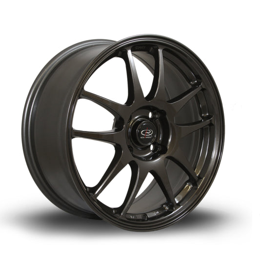 Rota Torque, 17 x 8 inch, 4x100 PCD, ET35, Gunmetal, Single Wheel