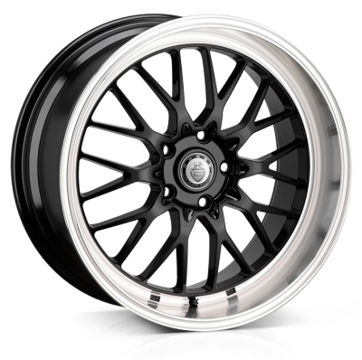 CADES Tyrus, 18 x 8 inch , 5-100 PCD, ET35,  Black lip Polish, Single Wheel