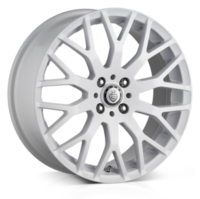 CADES Vienna, 17 x 7 inch , 4-100 PCD, ET38,  White, Single Wheel